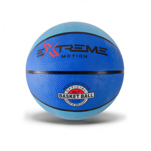 Мяч баскетбольный Extreme Motion BB1485 № 7, 520 грамм Голубой