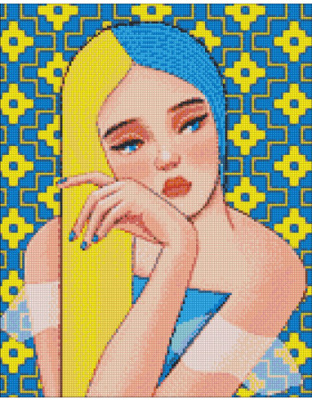 Алмазная мозаика 'Непреклонная @mosyakart' Идейка AMO7243 40х50 см