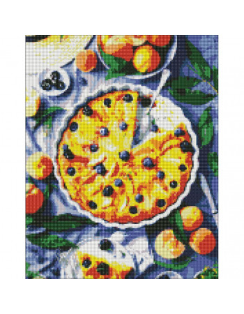 Алмазная мозаика 'Персиковое искушение' ©alonka_good AMO7137 Идейка 40х50 см
