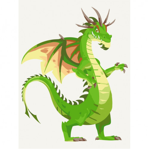 Картина по номерам 'Dragon' 16077-AC 30х40 см