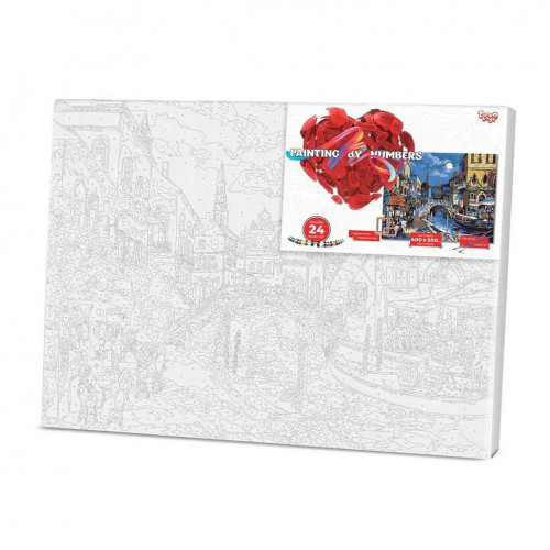 Картина по номерам 'Венеция' Danko Toys KpNe-01-02 40x50 см