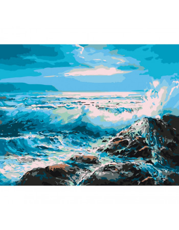 Картина по номерам 'Бурное море' Art Craft 10614-AC 40х50 см