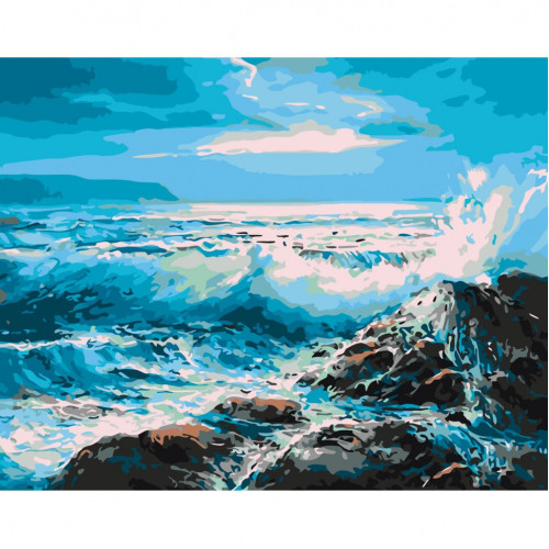 Картина по номерам 'Бурное море' Art Craft 10614-AC 40х50 см