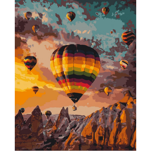 Картина по номерам. Art Craft 'Воздушные шары Каппадокии' 40*50 см 10503-AC