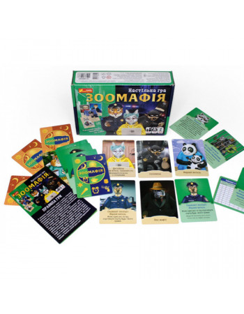 Настольная игра 'Зоомафия' 12120068 карточная