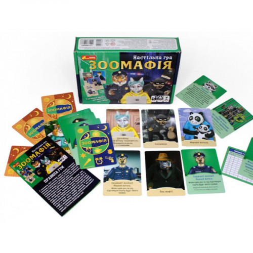 Настольная игра 'Зоомафия' 12120068 карточная