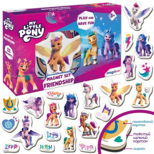 Набор магнитов  'My Little Pony Дружба' Magdum МЕ 5031-21
