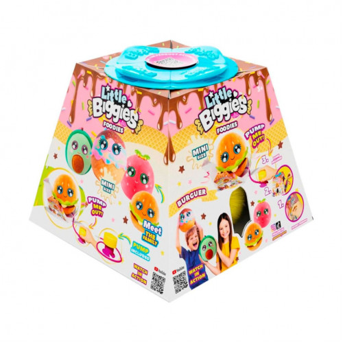 Игровой набор серии «Little Foodies' W2 - Бургер Biggies BIG002-BU надувная игрушка, насос 22 см