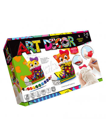 Креативное творчество 'ART DECOR' укр. ARTD-01 фигурка с гипса Котенок