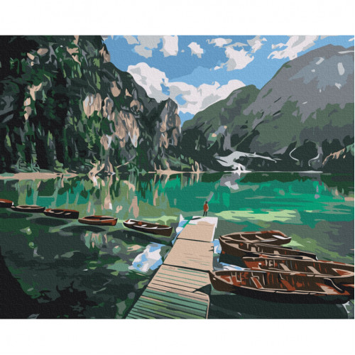 Картина по номерам 'Доломитовые Альпы' © Roksolana Baran Brushme BS53777 40x50 см
