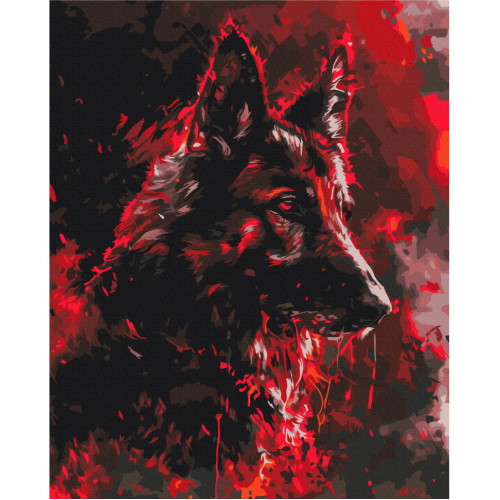 Картина по номерам 'Рубиновый Часовой' Brushme BS53942 40x50 см
