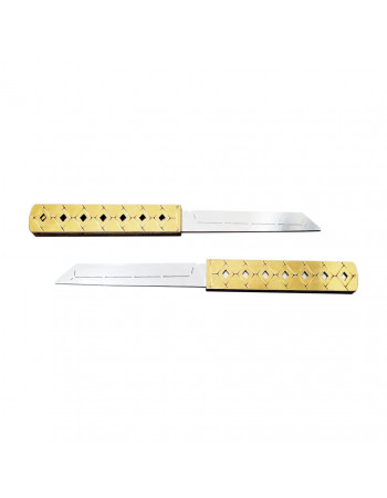 Деревянный сувенирный нож «DOUBLE TANTO GOLD » DTAN-G