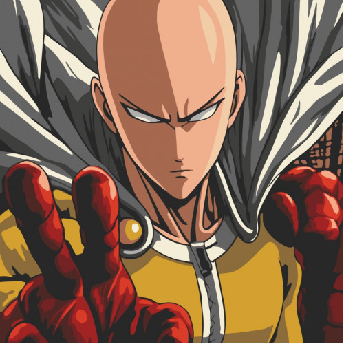 Картина по номерам 'One-Punch Man' 16083-AC 40х40 см