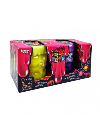 Вязкая масса 'Mega Stretch Slime' SLM-11-02U 2 банки Вид 1