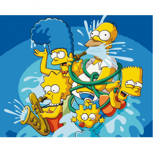 Картина по номерам без подрамника 'Crazyfamily' Art Craft 16039-ACNF 40х50 см