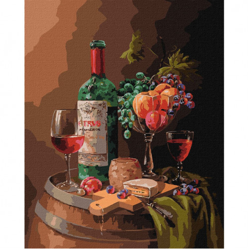 Картина по номерам 'Романтический ужин' ©MariaGordeevaART Идейка KHO5659 40x50 см