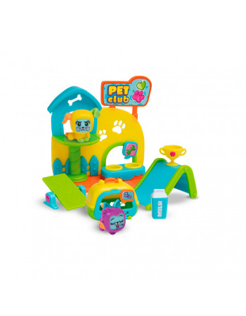 Игровой набор Питомцы на прогулке Moji Pops PMPSB216IN10, 2 фигурки, аксессуары