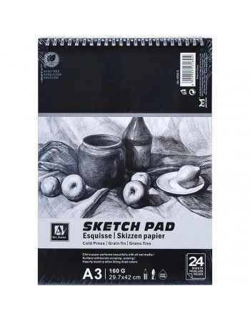 Альбом 'Sketch Pad' 6002-S, А3 24 листа 160 г/м²