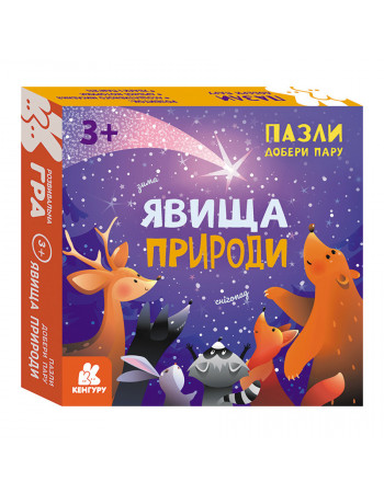 Развивающие пазлы Явления природы 1784001 подбери пару
