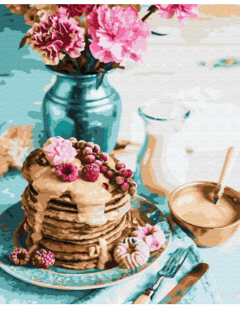 Картина по номерам. Brushme 'Панкейки на завтрак' GX34848, 40х50 см