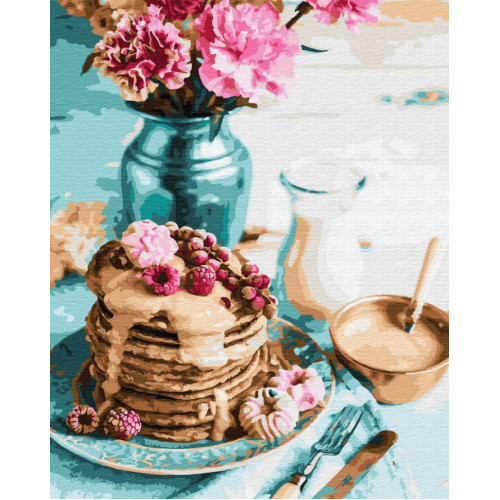 Картина по номерам. Brushme 'Панкейки на завтрак' GX34848, 40х50 см