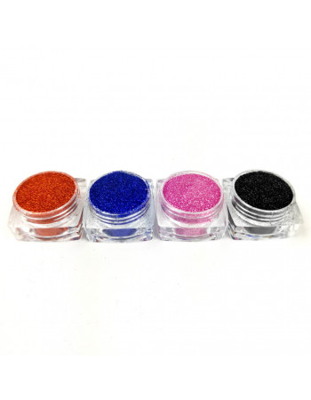 Набор глиттера для био-тату «Базовый №1» glitter-set-4x-1, 4 цвета