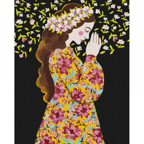 Картина по номерам 'Вера' ©olena.papka Идейка KHO2606 40х50 см