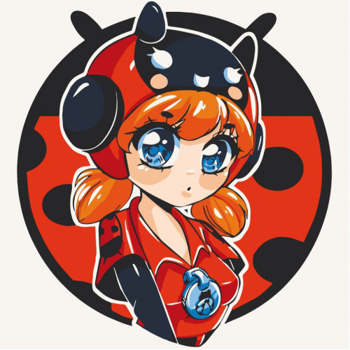 Картина по номерам 'Ladybug Bea' Art Craft 15546-AC 30х30 см