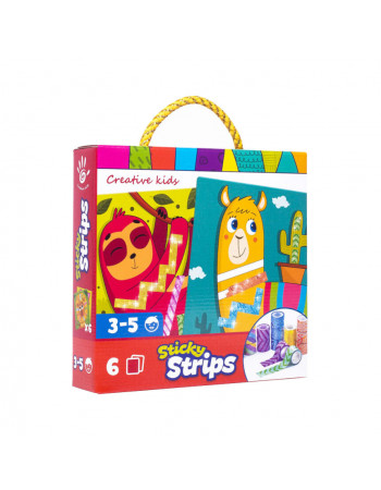 Набор для творчества Sticky strips 'Лама' Vladi Toys VT4433-04 Укр