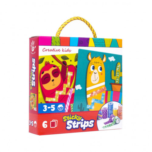 Набор для творчества Sticky strips 'Лама' Vladi Toys VT4433-04 Укр