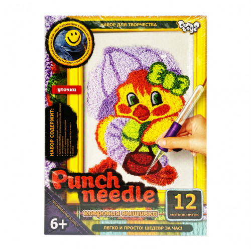 Набор для творчества 'Punch Needle: Утенок' PN-01-03 ковровая вышивка
