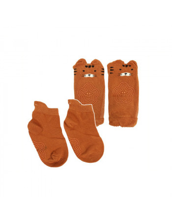 Детский набор наколенники и носки 'Тигр' MGZ-0649(Orange)