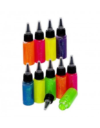Клей с блестками COLOR-IT 301SP, 30мл 6 цветов