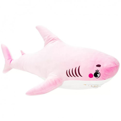 Игрушка плюшевая 'Акула' FWPTSHARK22PK0080 розовая 80 см