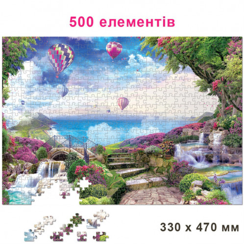 Пазл классический 'Прекрасный вид на море' 84924, 500 элементов