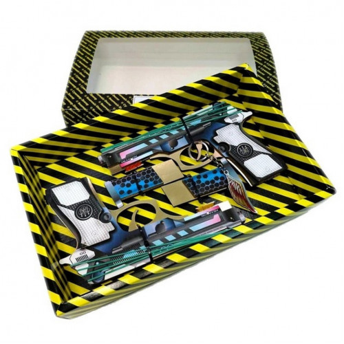 Сборная модель резинострел 'Berettas HEXAGON' BOX DB-HE 2 шт