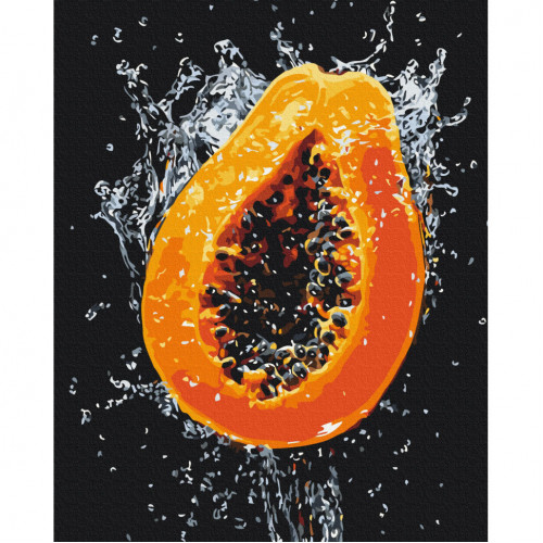 Картина по номерам 'Взрыв сочной папаи' BS54145, 40х50 см
