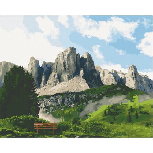 Картина по номерам. Art Craft 'Доломитовые Альпы' 40х50 см 10555-AC