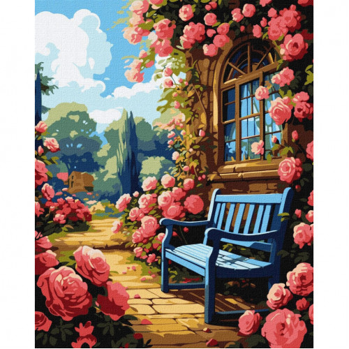 Картина по номерам 'Цветочный сад' ©art_selena_ua KHO6335, 40х50см