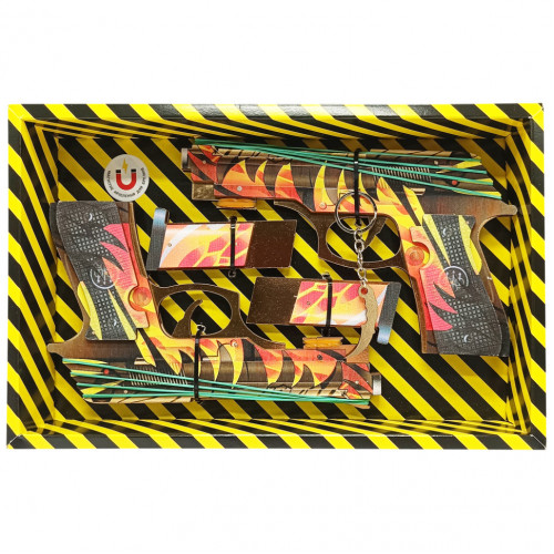 Сборная модель резинострел 'Berettas BLAZING' BOX DB-BL 2 шт