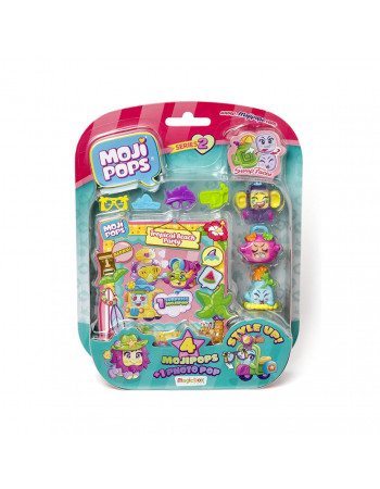 Игровой набор Фотосессия Moji Pops S2 PMP2B416IN00, 4 фигурки, аксессуары