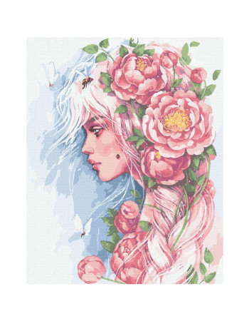 Картина по номерам 'Расцветающая душа' ©lesya_nedzelska_art Идейка KHO4954 40х50 см