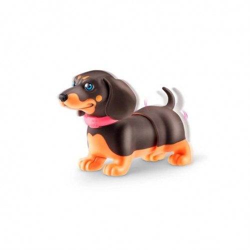 Интерактивный щенок Игривая Такса PETS ALIVE 9530SQ1-3 ходит виляет хвостиком