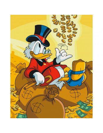 Картина по номерам 'Scrooge McDuck' 11576-AC 40х50 см