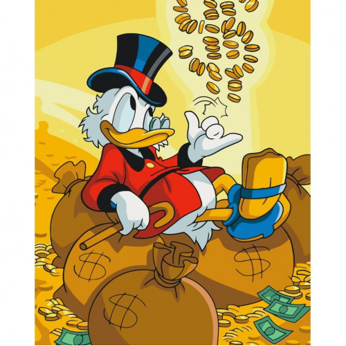Картина по номерам 'Scrooge McDuck' 11576-AC 40х50 см