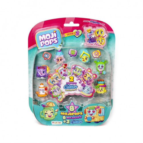 Набор фигурок Сияющий сюрприз Moji Pops S2 PMP2B816IN00, 8 фигурок