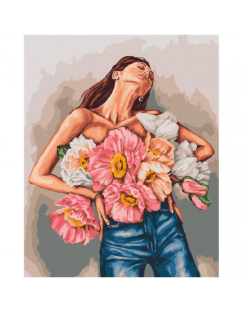 Картина по номерам 'Изящная весна' © Дарья Михайлышина Brushme BS53569 40х50 см
