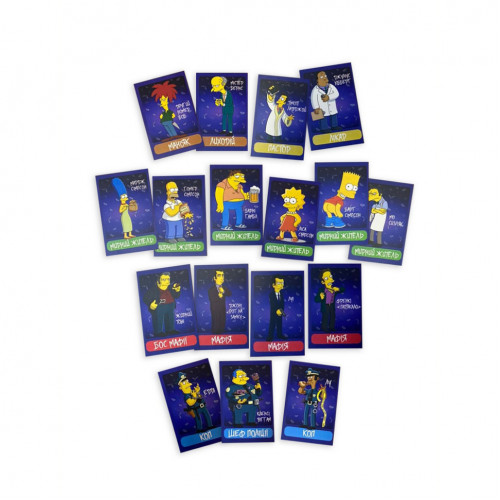 Настольная игра 'Мафия 'Симпсоны' PLR-0036