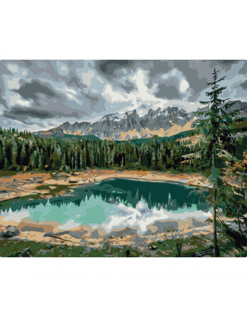 Картина по номерам 'Озеро Карецца © Roksolana Baran' BS53779, 40х50см