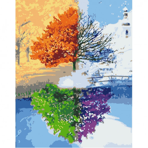 Картина по номерам без подрамника 'Времена года' Art Craft 11011-ACNF 40х50 см